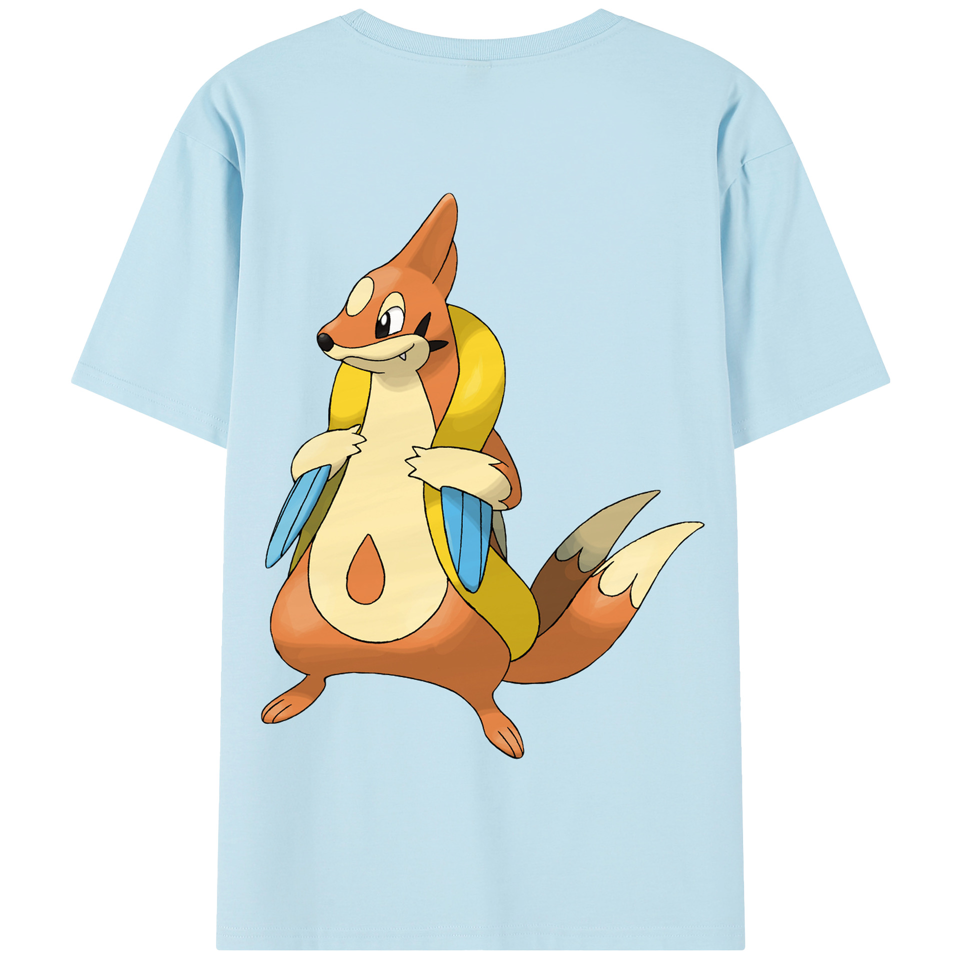 （画像用） ポケットモンスター Pokémon 綿100％半袖Tシャツ（背面プリント）